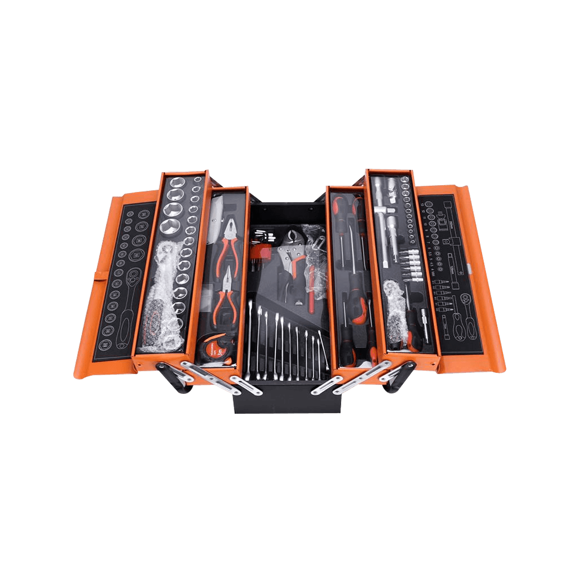 85 pçs multifuncional catraca chave alicate combinação ferramentas domésticas caixa cromo vanádio soquete conjunto