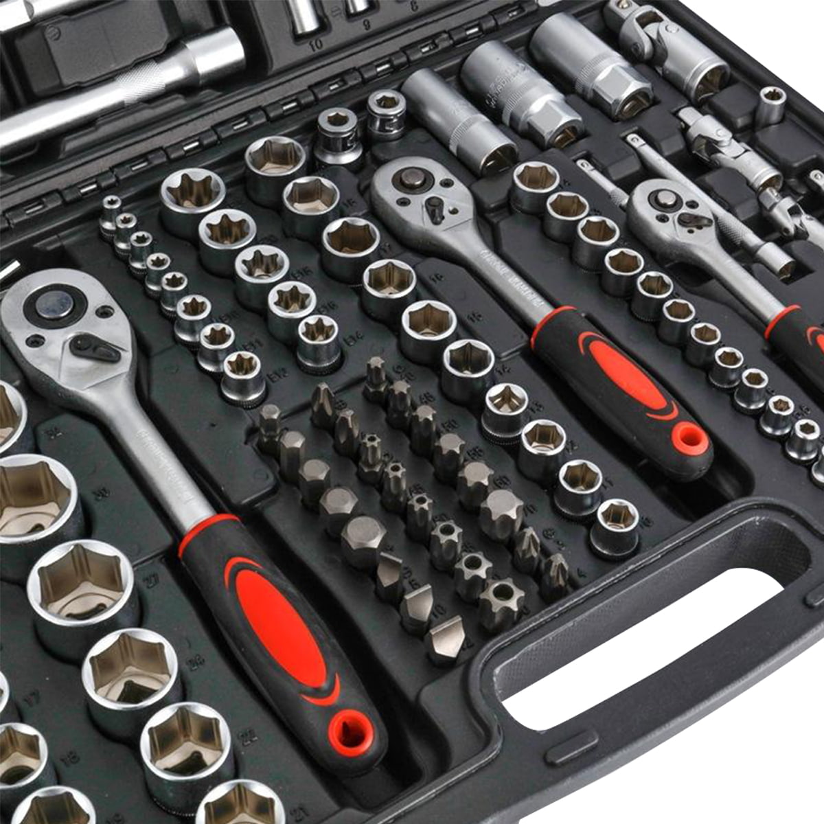 171 peças chave inglesa profissional multifuncional combinação conjunto de soquetes para conserto de carros
