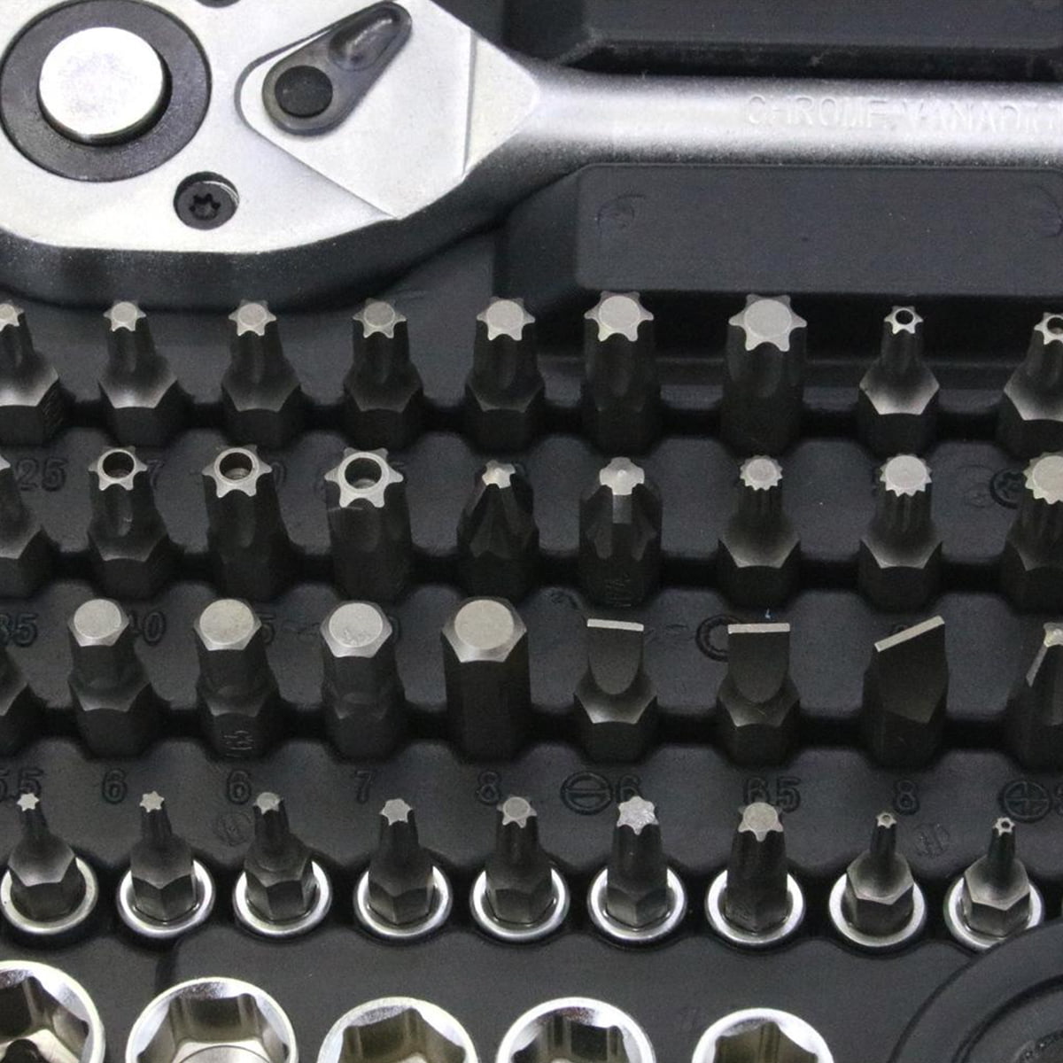 216 peças 1/4' & 1/2' & 3/8' conjuntos de chaves de soquete para reparo mecânico profissional ferramentas manuais para reparo de automóveis