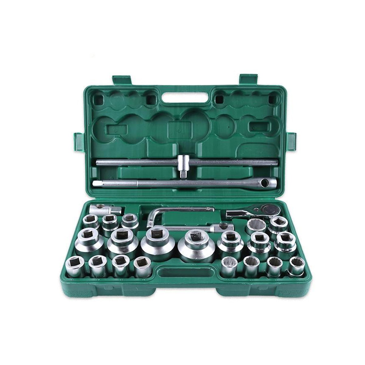 Conjunto de ferramentas mecânicas com soquete Cr-Mo de 26 peças de 3/4' Kits combinados de chave de impacto Conjunto de ferramentas para serviços pesados